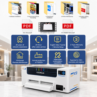 Impresora DTF EPSON I3200 de 33 cm con Plataforma de Succión y Circulación de Tinta Blanca, Máquina de Impresión por Transferencia para Camisetas y Prendas de Vestir