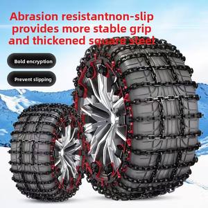 Chaîne de traction pour neige la plus vendue, traitement au manganèse trempé, adaptée aux véhicules de tourisme, chaîne antidérapante - Product Image 4