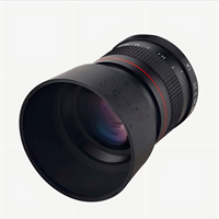 Objectif d'appareil photo à mise au point manuelle 85 mm F1.8, objectif portrait à grande ouverture plein format compatible avec Canon, Sony et Nikon