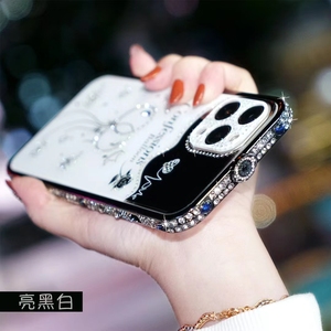 Funda para <span class=keywords><strong>iPhone</strong></span> X XR <span class=keywords><strong>XS</strong></span> <span class=keywords><strong>Max</strong></span>, carcasa de diamante brillante con marco de Metal y diamantes de imitación para <span class=keywords><strong>iPhone</strong></span> 11 12 13 Pro <span class=keywords><strong>Max</strong></span> 8 7 6 Plus - Product Image 5