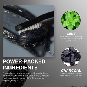 <span class=keywords><strong>Dentifrice</strong></span> en gros à marque privée sans fluorure, saveur menthe, charbon actif de noix de coco, 100 ml, avec blanchiment profond - Product Image 4