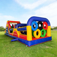 Château gonflable pour enfants, parcours d'obstacles gonflable, équipement en PVC, garantie 3 ans, usage commercial, prix d'usine, en promotion