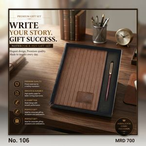 ชุดของขวัญสมุดบันทึกและปากกาหนัง PU หรูหรา ชุดสมุดบันทึกธุรกิจ - Product Image 3