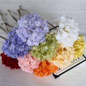 Flor de Hortensia Artificial Princesa, 228 Pétalos, Flor de Seda Extra Grande, Decoración para Bodas y Hogar - Product Image 2