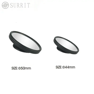 SURRIT High Quality Rotary Press Type Car Rearview <b>Small</b> Round Car Large Vision Reversing Assist Electroplate <b>Blind</b> Spot Mirror - Product Image 2