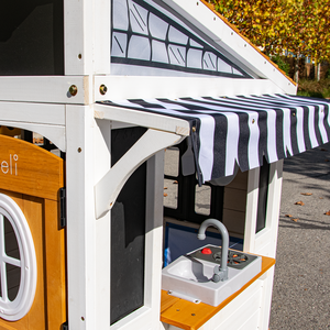 Maison de jeu en bois pour enfants, jouet d'extérieur pour cour, jardin, parc - Product Image 4