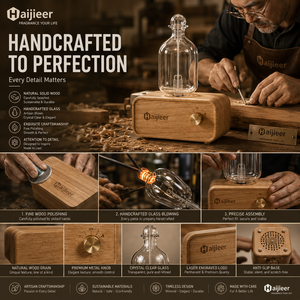 HYGEA Plastics Geen Hitte Geen Water Alle Glas en Hout Aromatherapie Draagbare Essentiële Olie Koude Lucht Vernevelaar Met Batterij - Product Image 4