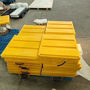 Tùy chỉnh hình dạng vuông tròn 500*500*50mm tấm OUTRIGGER cần cẩu OUTRIGGER ổn định <span class=keywords><strong>uhmwpe</strong></span> OUTRIGGER Pad - Product Image 3