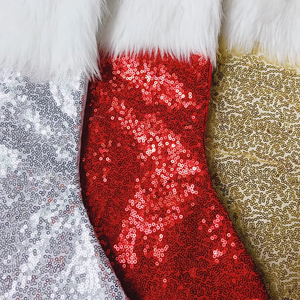 Chaussettes de Noël, chaussettes avec impression de bonhomme de neige, de Père Noël, d'élfe, d'ours, sac cadeau de Noël, décoration de cheminée, décoration d'arbre de Noël, Nouvel An 2023, Noël - Product Image 6