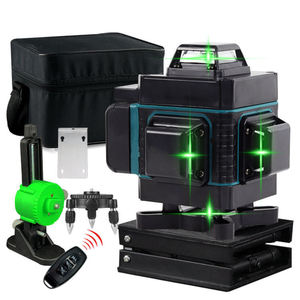 Laser Level 16 Line Green Light 505-520nm Industrial Grade High Precision Wall Floor Leveling Tool With Battery And Accessories - Product Image 2