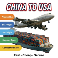Services d'expédition aérienne Chine-USA, transit de fret express FCL/LCL+Express, Amazon FBA, livraison express aérienne rapide DDP