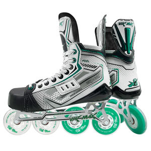 Patines de Hockey en Línea Profesionales de Alta Gama con 4 Ruedas de PU Suaves, Zapatos de Patinaje con Ruedas de Aleación - Product Image 5