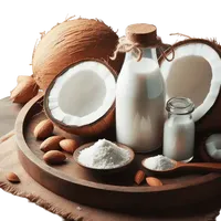 Poudre de noix de coco commerciale riche et lisse rentable