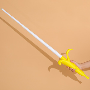 High Quality 3D Print Model <b>Toy</b> Telescopic Samurai Sword Banana Shape Gravity Deformation Magic Novelty Fun <b>Prank</b> Gift TikTok - Product Image 2
