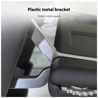 Table pliante de luxe pour voiture, accessoires de modification intérieure en métal et ABS pour le carnaval, avec tension 12V