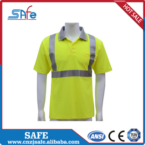 <span class=keywords><strong>Trabajo</strong></span> <span class=keywords><strong>de</strong></span> alta visibilidad seguridad <span class=keywords><strong>polo</strong></span> - Product Image 3