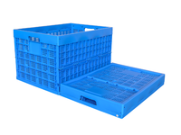 800*580*500mm la plus grande conception de boîte de caisse en plastique pliable en maille PP pour une utilisation agricole pour le stockage de fruits et légumes Style de panier
