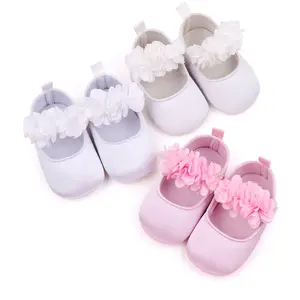 Новое поступление, весенне-летняя обувь на мягкой нескользящей подошве с цветочным принтом для маленьких девочек