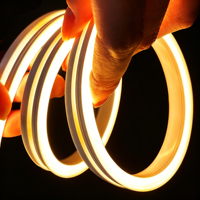LFI0612-3 Bande lumineuse LED flexible en silicone blanc chaud personnalisée, néons pour plafond intérieur, armoire, bureau, meubles