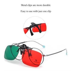Lentes Rojas y Verdes para Entrenamiento de Visión Binocular y Pruebas de Percepción del Color con Filtros Ópticos de Precisión, Juego de 2 Piezas - Product Image 3