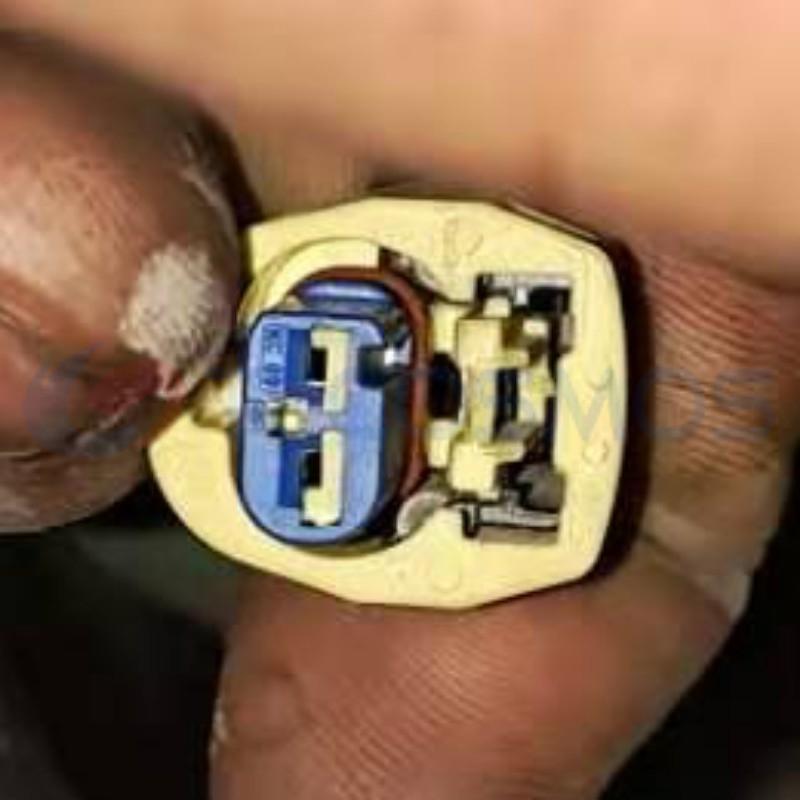 Car Connector For sensor plug has two blue pins CT2-0395M-1