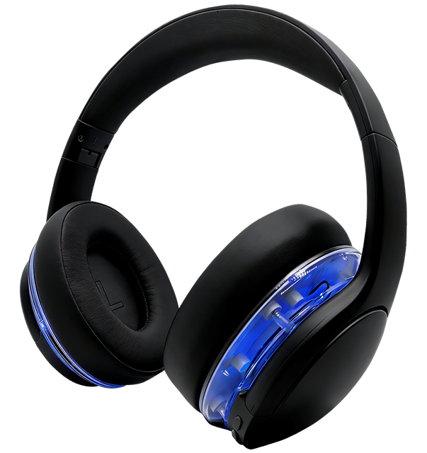 OEM/ODM Wholesale Gaming Over-Ear Headphones with RGB Layered Headphones RGB Breathing Light Headphones
