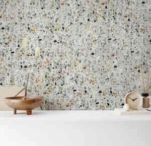 <span class=keywords><strong>Carrelage</strong></span> mural moderne en mosaïque émaillée imprimée, design terrazzo, épaisseur 6 mm, garantie 3 ans pour les murs de cuisine, salle de bain, <span class=keywords><strong>piscine</strong></span>, hôtel - Product Image 1