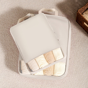 Clothing Organizer <b>Compression</b> Storage <b>Bag</b> Rectangle Travel Suitcase Clothes Portable Set For Trip - Product Image 1
