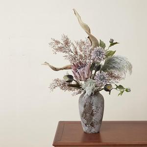 Flores Artificiales de Seda y Plástico Realistas de Alta Calidad, Decoración para Mesa de Comedor, Sala de Estar, Entrada, Estilo Wabi-Sabi, Adornos Secos - Product Image 5