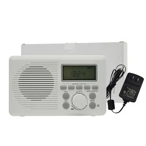 Popular Design IPX7 Waterproof Wireless USB Speaker Solar Rechargeable bathroom AM/FM with Light and Torch Features radio