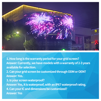 Écran LED publicitaire extérieur flexible en maille imperméable 12V IP67 Full Color P100 SMD3535