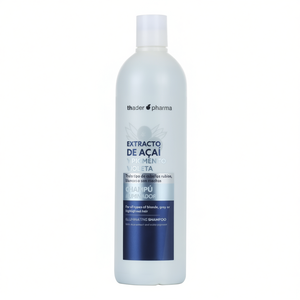Shampoo illuminateur Thader Pharma avec extrait d'açaï et pigment violet pour cheveux blonds, gris ou méchés - Product Image 2