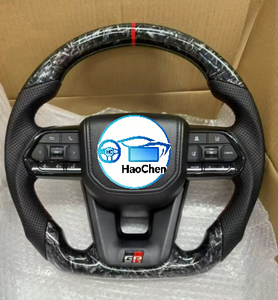 1. Volant <span class=keywords><strong>de</strong></span> direction en fibre <span class=keywords><strong>de</strong></span> carbone modifié <span class=keywords><strong>de</strong></span> luxe pour Toyota Land Cruiser série 70, pièces intérieures pour véhicules tout-terrain - Product Image 6
