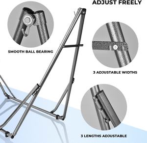 Soporte <span class=keywords><strong>3</strong></span> <span class=keywords><strong>en</strong></span> <span class=keywords><strong>1</strong></span> para <span class=keywords><strong>hamaca</strong></span> colgante, soporte portátil para colgar al aire libre, con doble gancho, para SILLA, columpio, nuevo diseño - Product Image 4