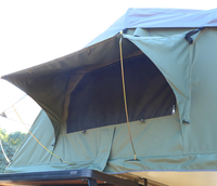 Tente de toit en toile souple de haute qualité 4x4, nouvelle en 2022, avec matelas, adaptée à 3 à 6 personnes