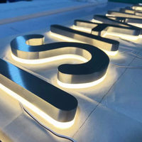 Livraison rapide, enseigne en métal avec logo 3D, enseigne LED personnalisée, enseigne murale éclairée par LED, enseigne de salon de beauté SPA, enseigne de studio, enseigne en lettres LED