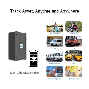 Inseguitore GPS wireless ricaricabile, robusto localizzatore magnetico per veicolo, auto, camion, dispositivo di tracciamento antifurto, standby 365 giorni