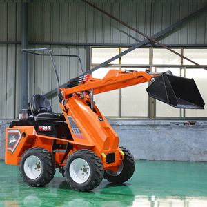 รถตักล้อยางขนาดเล็ก CE EPA Euro 5 พร้อมปั๊ม Eaton น้ำหนัก 1050 กก. เครื่องยนต์ดีเซลกำลังสูง สำหรับใช้งานในบ้าน ขับเคลื่อน 4 ล้อ รับประกัน 1 ปี - Product Image 2