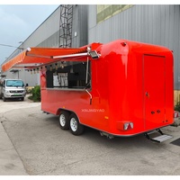 Meilleure Vente 2026 : Camion Remorque de Restauration Mobile de Luxe pour l'Extérieur, Entièrement Équipé, Grande Capacité, Doté d'une Cuisine Complète