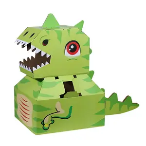 Wearable Children's Toy Carton DIY Cardboard Dinosaur Carton Paper Toys