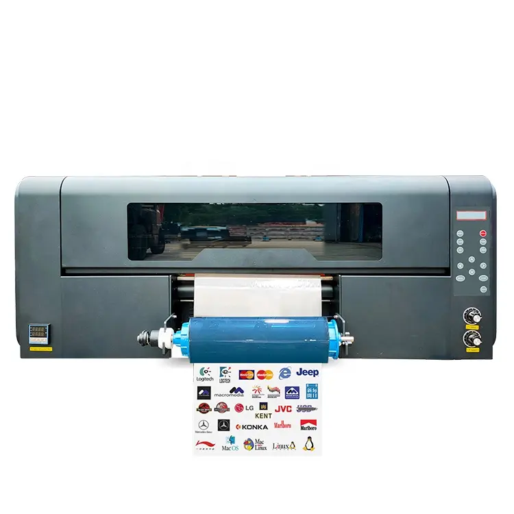 X-roland A3 UV DTF pencetak Film penutup dan Laminating 2in1 UV Transfer stiker