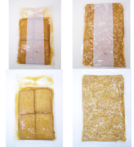 Comida saludable sin animales, producto de sabor japonés, tofu <span class=keywords><strong>Inari</strong></span> congelados para sushi, soja, producto en oferta - Product Image 6