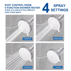 Modern Hotel Waterfall Shower Head Shower System Set Wall Mount Bathroom Ceiling For Home Bathroom Use - Product Image 3