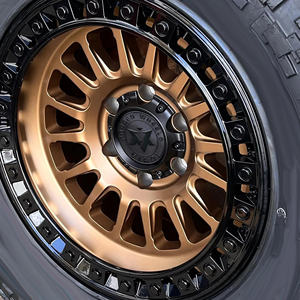 جنوط سيارات للطرق الوعرة بشفة عميقة، تصميم جديد، مقاس 16-24 بوصة، 5 و 6 ثقوب، 6x139.7، 6x135، 5x150، 5x127، من سبائك الألومنيوم المطروق للطرق الوعرة - Product Image 4