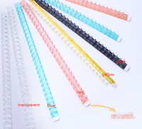 Anneaux de reliure en plastique A4 A5 B5 à 20, 26, 30 trous, design simple et créatif, pour carnets et agendas, produits de bureau promotionnels