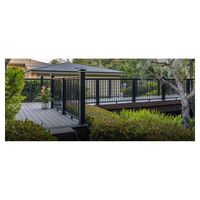 Clôture en aluminium de haute qualité Prima, facile à assembler, pour l'aménagement paysager et la sécurité des jardins.
