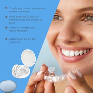 Set di Protesi Dentarie, Kit per Cura Dentale, Faccette Anti-Molare, Ortodontia Cosmetica, Denti a Scatto per Sorriso - Product Image 2