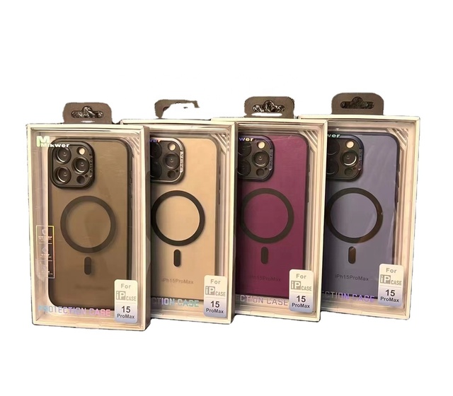 The New Launch of the Skin Sensory Magnetic Series Phone case Is Simple and Fashionable, Suitable for 15 Pro Max