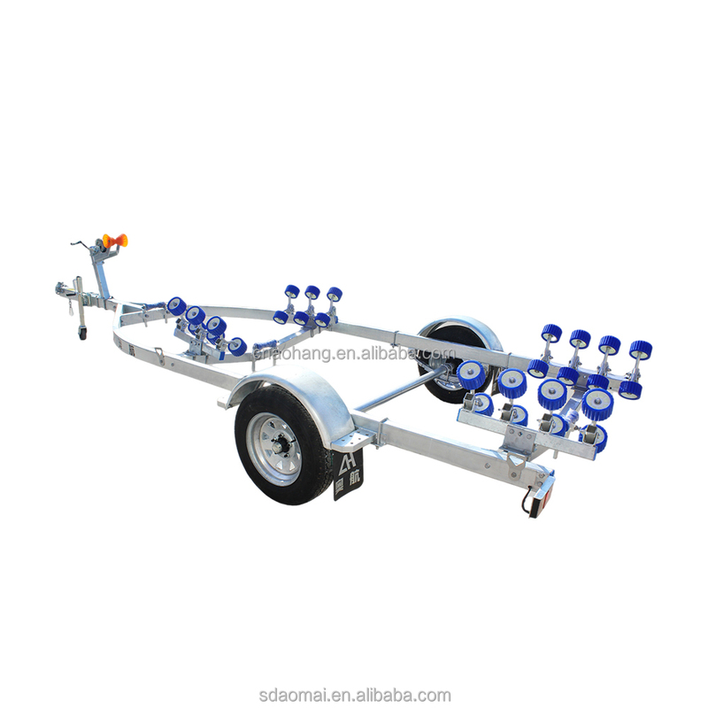 Manufacturer Galvanised Boat Trailer With Tire