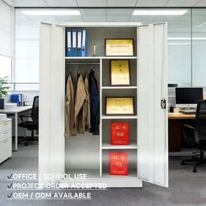 Armoire de rangement en acier CYD multi-usages, <span class=keywords><strong>casier</strong></span> métallique verrouillable pour le personnel, le bureau, l'école, la salle de sport - Product Image 3